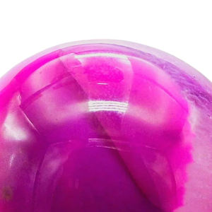 Esfera de Mármol Ónix Original, Bola de Piedra Tallada de Color Rosa Brillante para Decoración y Regalo en Pakistán - Product Image 6