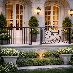 Paneles de Cercado de Acero Premium de 6 Pies, Soluciones Ecológicas de Privacidad para Exteriores, Diseño Duradero de Hierro Forjado, Residencial Moderno - Product Image 4