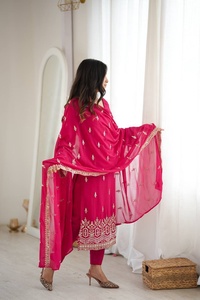 Latest Designer Women's Salwar Suit For Wedding Wear Indian Casual <b>Dress</b> at Bulk Price From Samp Corporation - Product Image 4