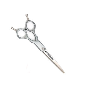 Pet Hair Cutting Shears with Ergonomic Handle Blunt Safety Tips 6-Inch Grey Curve <b>Dog</b> Grooming <b>Scissors</b> By Apto Enterprises - Product Image 5