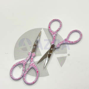 Ciseaux professionnels roses à motifs, en acier inoxydable de qualité supérieure, coupe-fil de précision pour broderie, couture et tailleur - Product Image 6