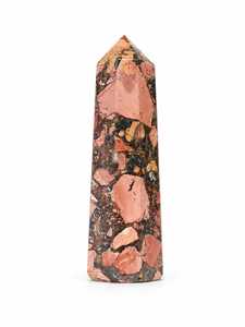 Obelisco de Jaspe, Torre de Cristal, Piedra Natural Pulida, Decoración para el Hogar, Forma de Pirámide, Pieza de Colección - Product Image 1