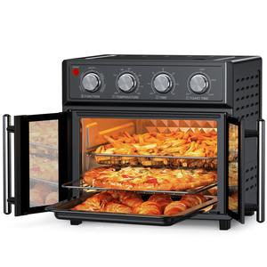 Forno Friggitrice ad Aria Multifunzione 26QT Grande Capacità con Doppia Porta Francese 1700W, 7 Menu Preimpostati per Cottura e Forno - Product Image 2