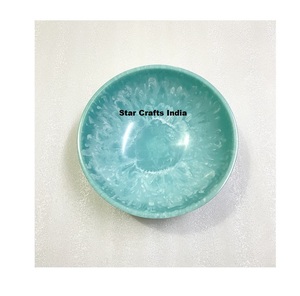 Classic Look <b>Resin</b> Salad Serving bowl Personalized Home Decor Tableware Dinnerware Dessert & Food Serving Bowl At best <b>Price</b> - Product Image 1