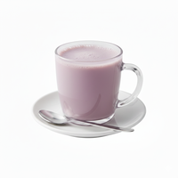 Poudre de taro sans sucre, deux-en-un pour bubble tea, fabriquée à Taïwan, non sucrée, haute solubilité, poudre d'ube pour bubble tea