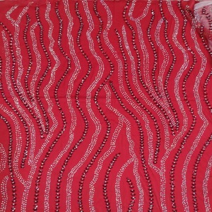 La Tradición Atemporal Nigeriana: Tela de Encaje de 4 Yardas con Pedrería de Cristal de Alta Calidad para Vestidos de Novia Nigerianos - Product Image 1