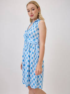 Elegante Vestido Midi de Seda con Volantes para Mujer, para Eventos Formales, Personalizable en Color y Diseño de Tela, Hecho en India - Product Image 3