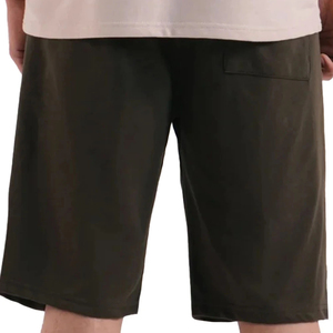 Shorts Bermuda en Coton Noir Uni de Qualité Supérieure pour Hommes avec Cordon de Serrage à la Taille et Poches Latérales Style Décontracté 2026 - Product Image 4
