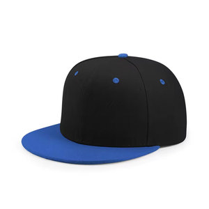 Wholesale <b>Flat</b> Brim Baseball Cap Waterproof Cotton Snapback <b>Hat</b> Custom Design - Product Image 3