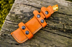Custom Handmade OEM DIY Utility & Hunting <b>Knife</b> Damascus Steel <b>Bone</b> <b>Handle</b> Clip Point 3mm 9in CKS-192 - Product Image 6