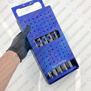 Fils de Kirschner orthopédiques de haute qualité, lot de 100 pièces avec boîte de rangement stérile en acier inoxydable - Product Image 4