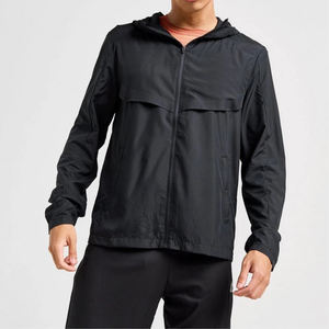 Conjunto de Chaqueta y Pantalón Cortavientos Casual con Recubrimiento Personalizado, Traje Deportivo Impermeable con Capucha y Logotipo Personalizado - Product Image 1