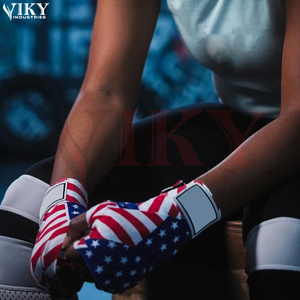 Bandages de protection des mains de qualité supérieure, design patriotique, élastiques, pour MMA, kickboxing et sports, bandages de boxe flexibles. - Product Image 4