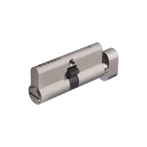 Cerradura de puerta de cilindro de moneda de latón macizo estándar con 3 Llaves de latón para un acceso seguro - Product Image 1