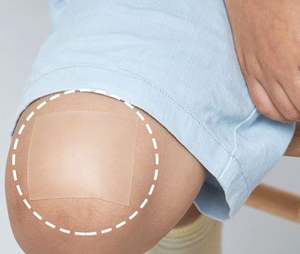 Parches cuadrados de hidrocoloide coreanos al por mayor, 100 mm, 10 unidades, cortados a medida para protección de heridas, barrera impermeable y transpirable - Product Image 3