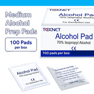2024 New Trending Medical Disposable <strong>Alcohol</strong> Pad <strong>70</strong>% <strong>Isopropyl</strong> <strong>Alcohol</strong> 2-Ply 100 Pcs/Box - Product Image 3