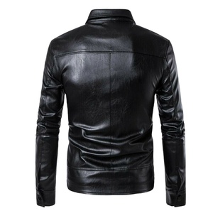 Chaquetas de cuero Hombres Chaquetas de cuero genuino Chaqueta de cuero OEM transpirable para hombres en diferentes estilos y diseños 2026 - Product Image 3