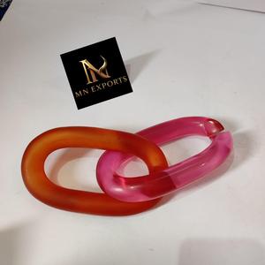 งานตกแต่งผนังแบบโซ่เชื่อมต่อกันทำจากเรซิ่นแฮนด์เมด ดีไซน์ทันสมัย MN EXPORTS - Product Image 5