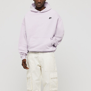 Sweat à capuche en coton premium pour homme, coupe oversize et carrée, épaules tombantes, pull personnalisable avec logo, streetwear vierge, vente en gros - Product Image 6