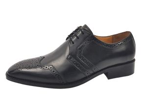 Zapatos Oxford de Vestir para Hombre, de Cuero Vacuno, con Punta en Pico, con Cordones, para Oficina, Carrera Profesional, Color Sólido, para Todas las Temporadas - Product Image 3