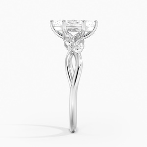 Anillo BOJ 027 con Corte Marquise, Plata 925, Anillo Solitario con Moissanita de 2ct, Color D, VVS1, Certificado GRA, Precio Bajo - Product Image 3