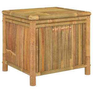 Boîte de rangement en bambou pour patio de 23.6 \ "x 20,5 \" x 21,7 \" - Product Image 2