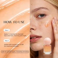 Sérum éclatant aux peptides PDRN KOEC, niacinamide, acide hyaluronique, hydratant, 30 ml, éclaircissant, hydratant, raffermissant pour le visage