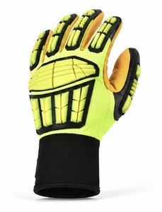 Guantes de Trabajo Resistentes a Impactos MUBASHAR PRO GRIP INTERNATIONAL, Diseño Ergonómico Moderno, Recubrimiento de Nitrilo en la Palma - Product Image 4