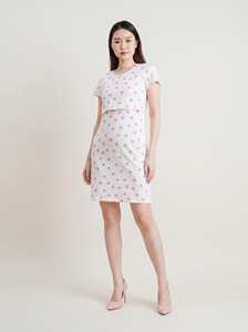 Vestido de Pijama de Maternidad Bmama, Ropa de Dormir de Algodón para Lactancia, Ropa de Casa para Embarazo y Posparto, Venta al Por Mayor - Product Image 5