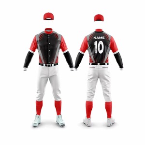 Maillot de baseball personnalisé pour hommes et femmes, uniforme sportif respirant en tissu polyester maillé, logo imprimé, vêtements d'entraînement, fabricant - Product Image 5