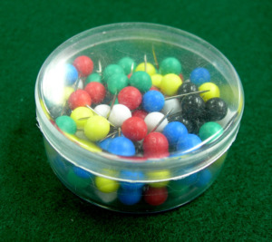 AA0038 Color Plastic head <b>pins</b> | Head <b>Pins</b> Peach Heart | For Dressmaker, Craft, <b>Sewing</b> Project and DIY Decoration - Product Image 4