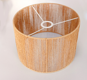 Pantallas de lámpara de tambor de diseño único en forma de arpa para lámparas colgantes y candelabros con alambre de hierro personalizado para hoteles y restaurantes - Product Image 6