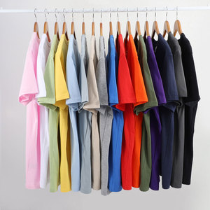 Camisetas de Alta Calidad, 180g, 100% Algodón, Precio de Fábrica, Fabricante, Impresión de Logotipo Personalizado, Camiseta Lisa Unisex para Hombre y Mujer - Product Image 2