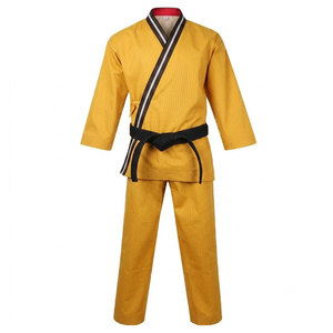 Premium 100% Cotton Adult Martial Arts Training Clothing Judo Jiu Jitsu Kimono Uniform Washed Front Durable Soft Breathable - Product Image 1