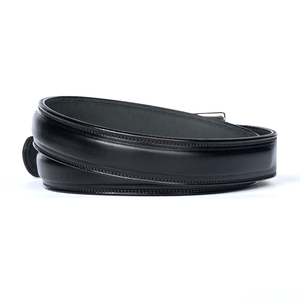 Ceinture en cuir de vachette à prix direct usine avec boucle ardillon métallique, idéale pour le bureau et les occasions formelles pour hommes - Product Image 3