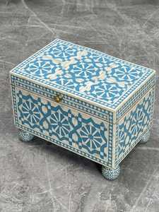 Caja de Joyería Rectangular Moderna con Incrustaciones Marroquíes y Cierre Magnético, con Tapas Lisas para Almacenamiento y Regalo Decorativo para el Hogar - Product Image 5
