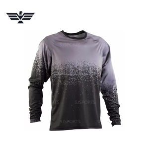 เสื้อเจอร์ซีย์มอเตอร์ครอสแบบสั่งทำพิเศษ ระบายอากาศได้ดี กันน้ำ ผลิตจากโพลีเอสเตอร์ %  สำหรับแข่งรถจักรยานเสือภูเขาแบบดาวน์ฮิลล์ แข่งรถออฟโรด และมอเตอร์ไซค์ แขนยาว - Product Image 2