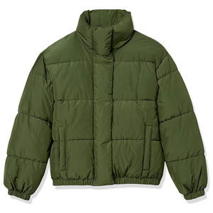 Vestes d'extérieur légères personnalisées en couleur unie pour femmes, vêtements d'hiver, doudoune pour femmes, veste matelassée respirante pour femmes - Product Image 5