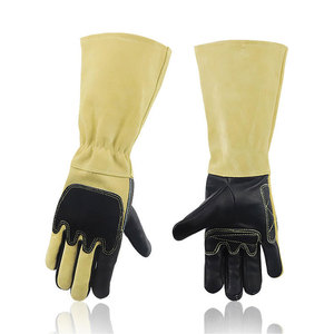 Guantes de Seguridad de Cuero, Protección Térmica hasta la Muñeca, Ecológicos, para Uso Diario en Exteriores, Invierno, Estilo Sencillo, Sin Forro, Material de Piel de Vaca - Product Image 1