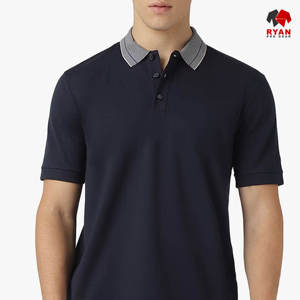 Polo homme premium, coupe classique décontractée, respirant, doux, élégant, pour un usage quotidien, col rabattu - Product Image 1