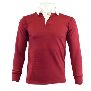 Camisa Casual de Manga Corta para Hombre, Transpirable, de Color Sólido, con Tela de Algodón, Fibra de Bambú y Lona, Roja - Product Image 1