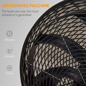 "Home Gym System Foldable Air <b>Rowing</b> <b>Machine</b> with LCD Monitor & Steel Frame" - Product Image 5