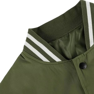 Chaqueta Varsity para Hombre a Precio de Mayoreo, Bordado de Alta Calidad, Mangas de Cuero, Impermeable, Secado Rápido, Color OEM - Product Image 4