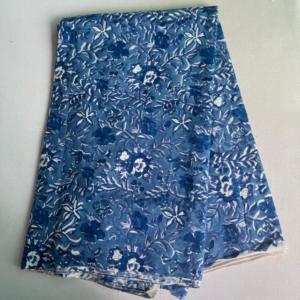 Tela de Algodón Estampada a Mano 100%, Suave, Transpirable, Material Natural, Venta al por Mayor, India SOUL JAIPUR, Hilo Peinado 60S para Niñas - Product Image 1