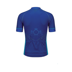 Men's Cycling Jersey Set Blue Sublimation Print Breathable Polyester <b>Road</b> Bike Kit Adult Custom Design - Product Image 6