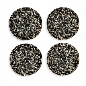 Posavasos de Flores con Cuentas Naranjas y Rosas Hechos a Mano 2026, Diseño Tradicional para Protectores de Mesa Decorativos - Product Image 2