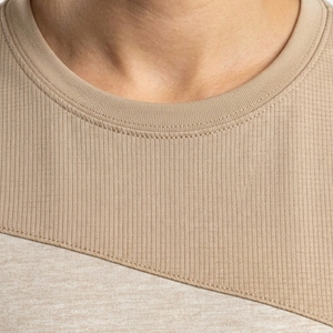 T-shirt classique pour femme, col rond, manches courtes, en coton/élasthanne, écologique, confortable, tissu doux, vêtements tendance - Product Image 6