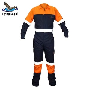 Combinaisons de travail en coton avec logo personnalisé, vêtements de travail durables pour les ouvriers d'usine - Product Image 1