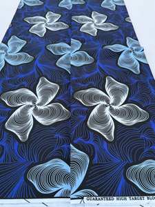 Tela de Algodón Ankara Africana Premium con Estampado de Cera de Abuja para Ropa de Mujer y Material de Moda Africana - Product Image 6