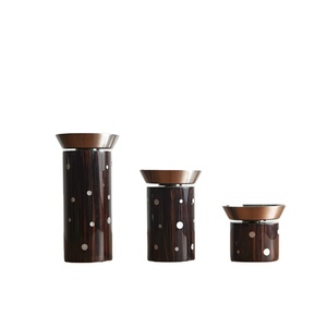 Brûleur d'encens élégant à la fraise et à l'anis étoilé, avec incrustations de nacre et de bois de santal - Product Image 2